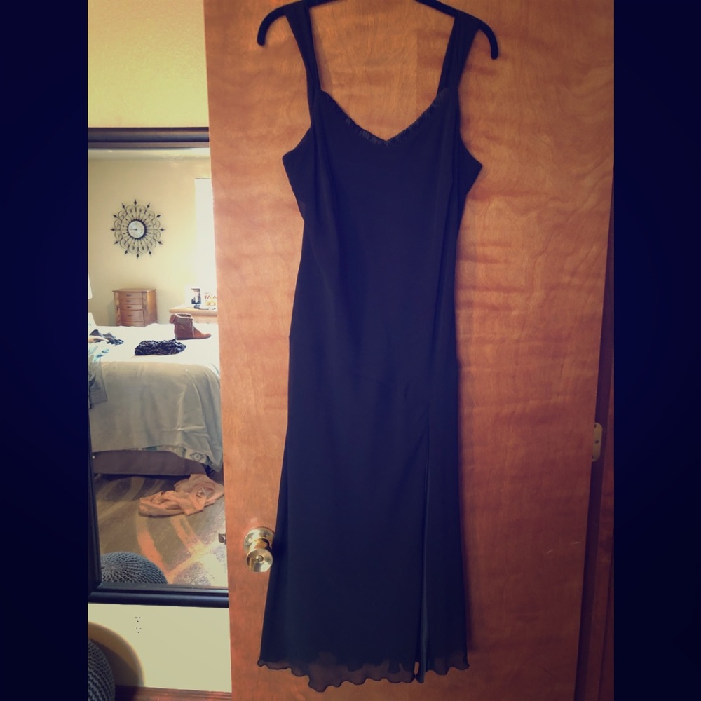 Lightweight evening dress. Beautiful sheer gown.